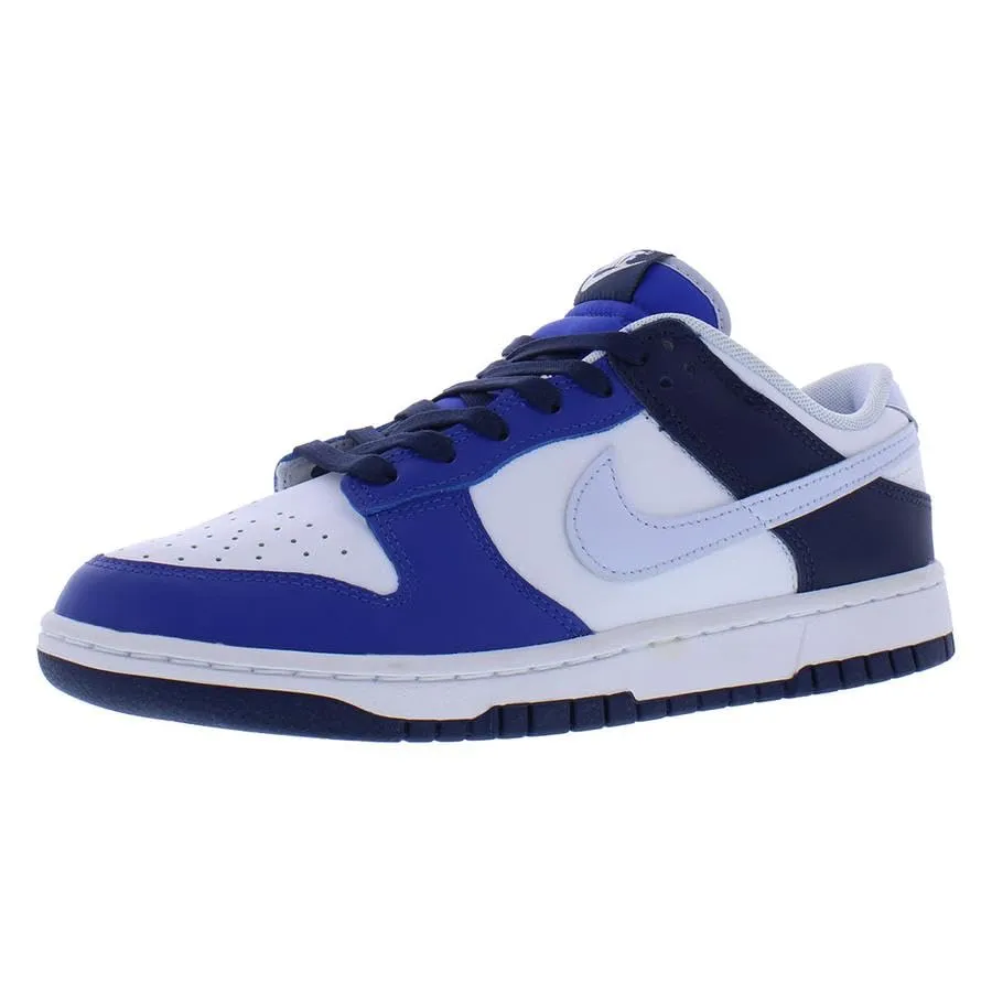 Nike Dunk Low Men's Shoes - White Game Royal Midnight Navy - immagine 5