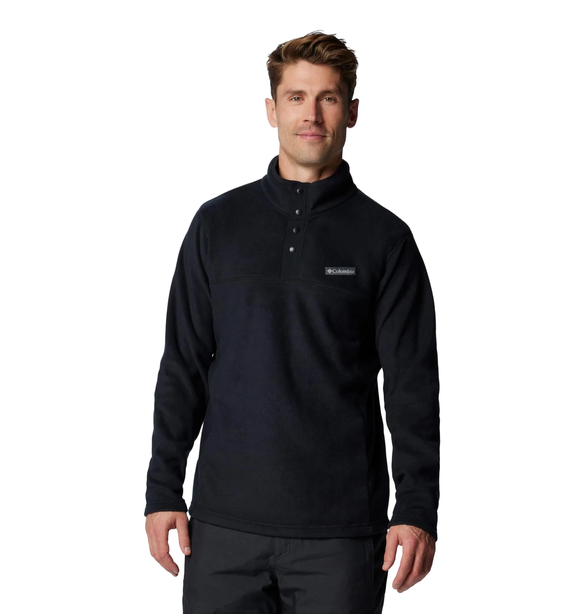 Columbia Steens Mountain Half Snap II Men's Pullover - Black, Size S - immagine 1