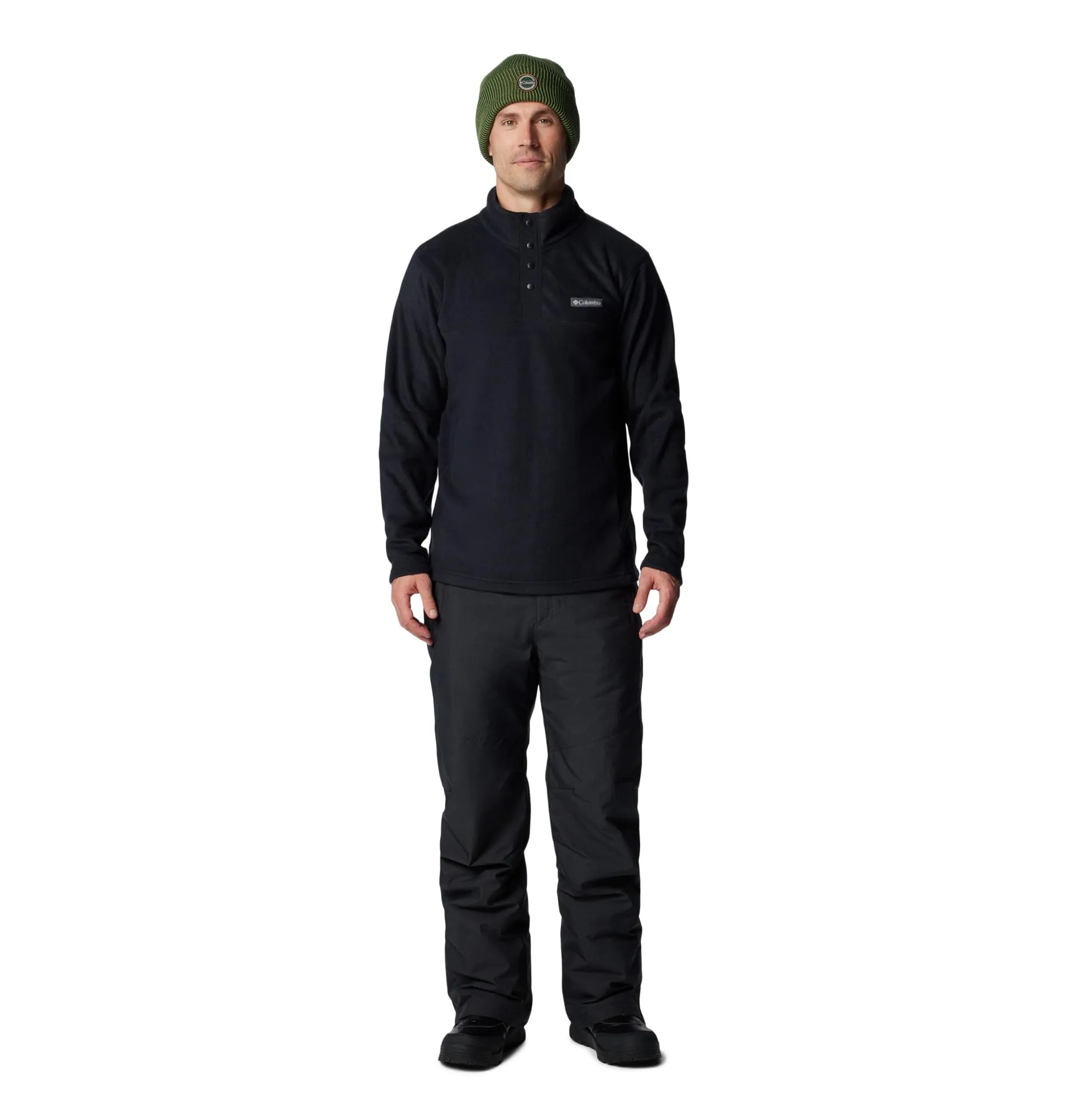 Columbia Steens Mountain Half Snap II Men's Pullover - Black, Size S - immagine 4
