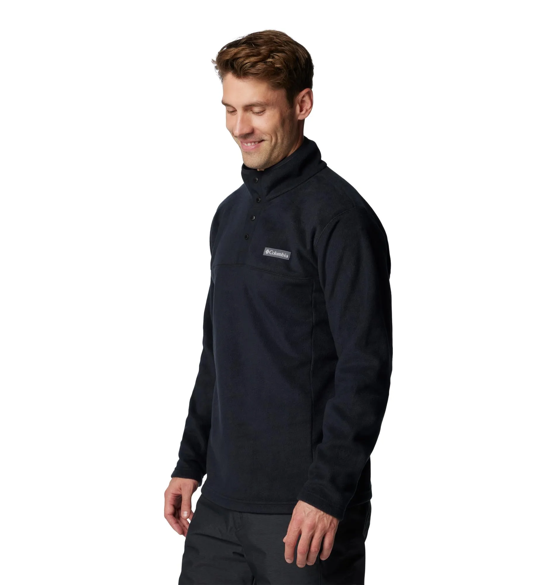 Columbia Steens Mountain Half Snap II Pullover da Uomo, Nero, XL - immagine 5