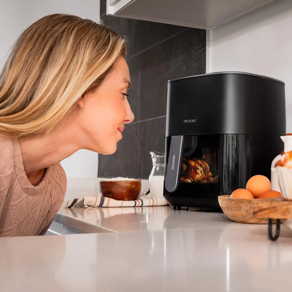 Cecotec Cecofry Fantastik Window 6500 Air Fryer, 1700W, 6.5 L, PerfectCook, 12 Modalità di Cottura, Touch, 80-200°C, Finestra - immagine 4