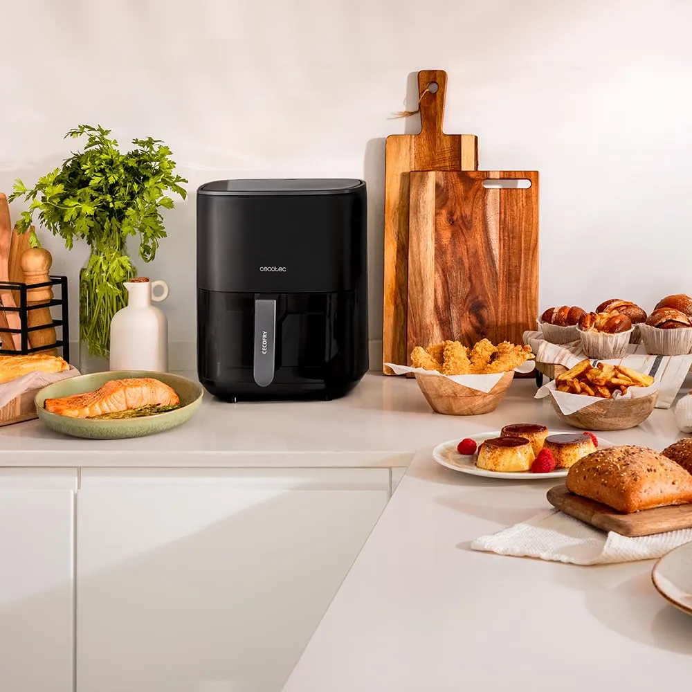 Cecotec Cecofry Fantastik Window 6500 Air Fryer, 1700W, 6.5 L, PerfectCook, 12 Modalità di Cottura, Touch, 80-200°C, Finestra - immagine 6
