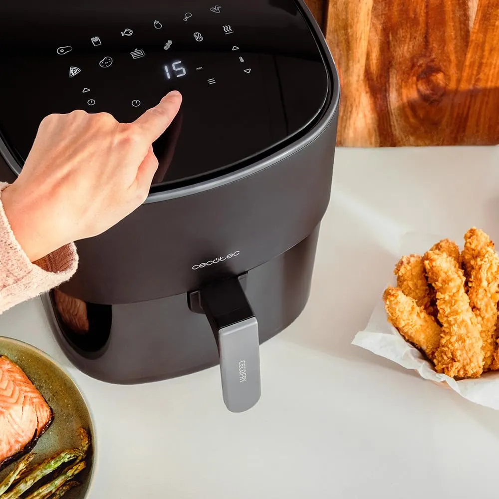 Cecotec Cecofry Fantastik Window 6500 Air Fryer, 1700W, 6.5 L, PerfectCook, 12 Modalità di Cottura, Touch, 80-200°C, Finestra - immagine 7