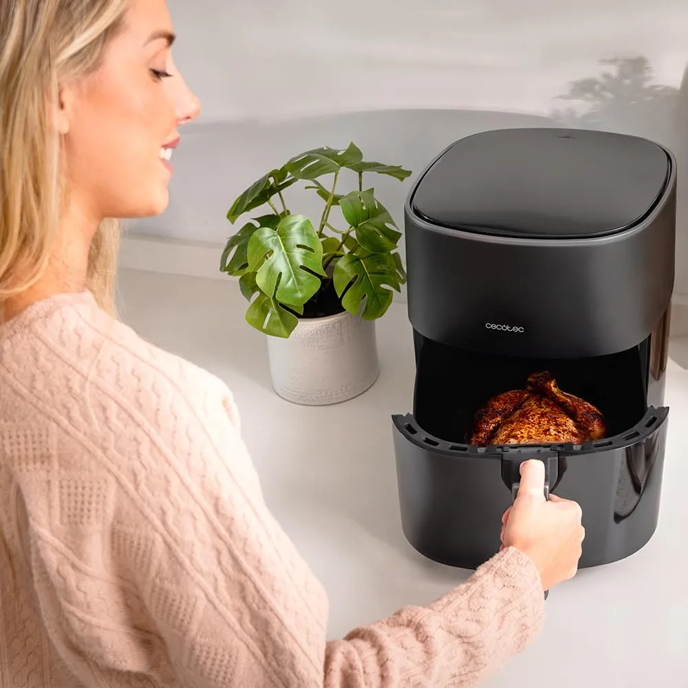 Cecotec Cecofry Fantastik Window 6500 Air Fryer, 1700W, 6.5 L, PerfectCook, 12 Modalità di Cottura, Touch, 80-200°C, Finestra - immagine 8