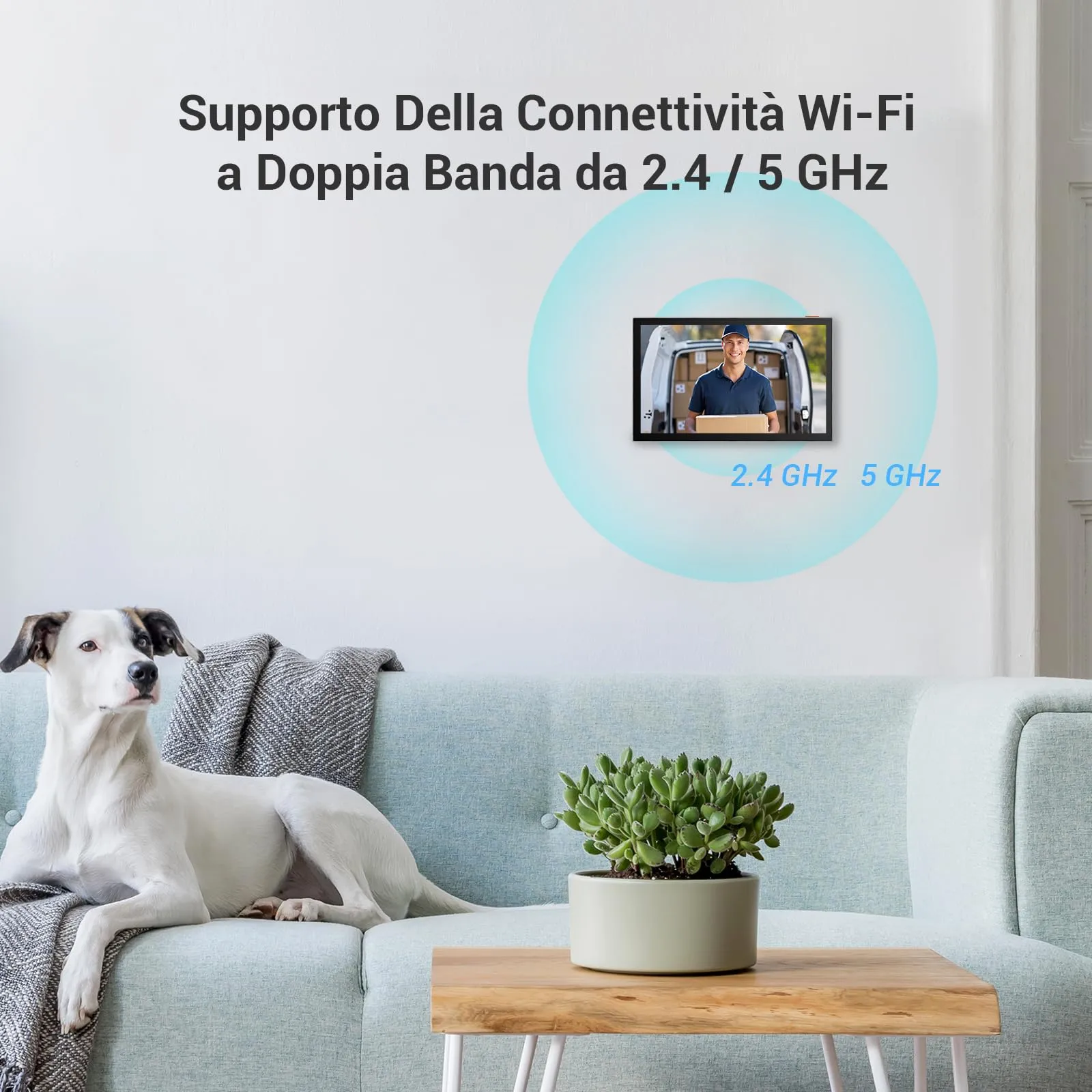EZVIZ CP7 Videocitofono 2K, Monitor Touch 7 Pollici, Visione Notturna, Sblocco Remoto, Rilevamento Umano, Opzione RFID, Impermeabile - immagine 8