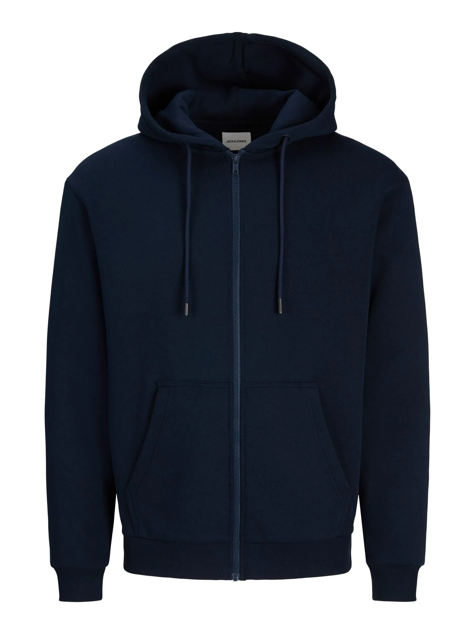 Jack & Jones Felpa con Cappuccio e Zip Blu M - immagine 1