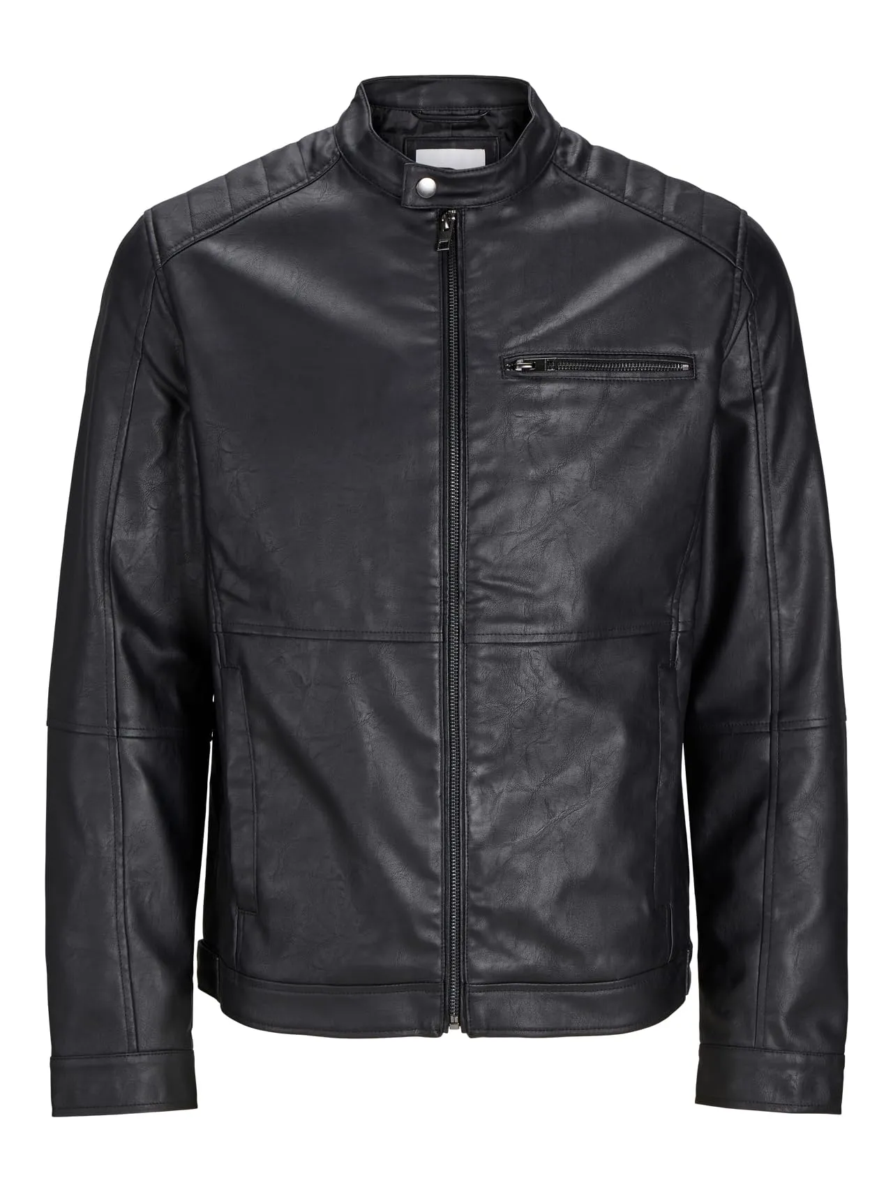 Jack & Jones Giacca in Finta Pelle Nero - immagine 1