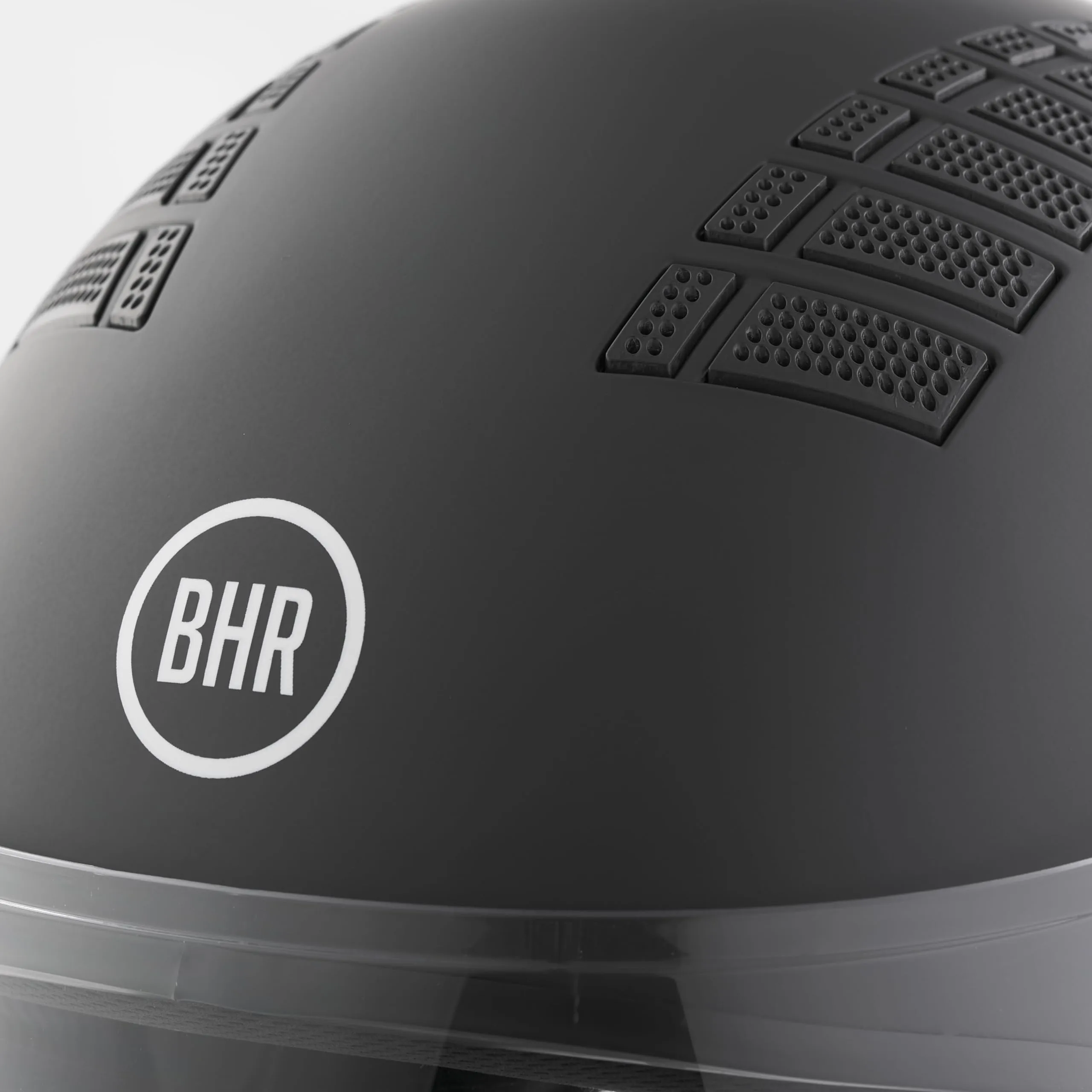 BHR 834 Flow Demi-Jet Scooter Helmet, Nero Opaco, M - immagine 5