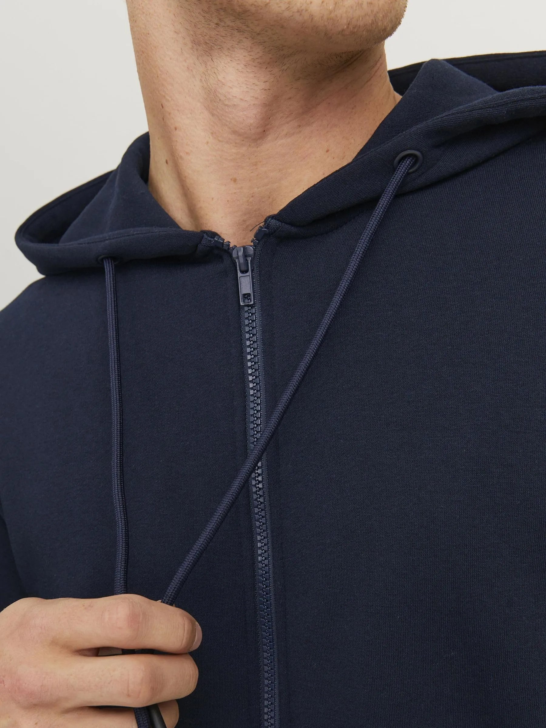 Jack & Jones Felpa con Cappuccio e Zip Semplice - immagine 6