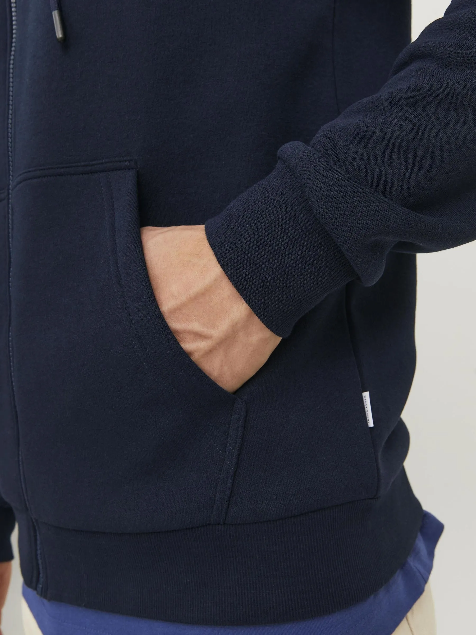 Jack & Jones Felpa con Cappuccio e Zip Semplice - immagine 7