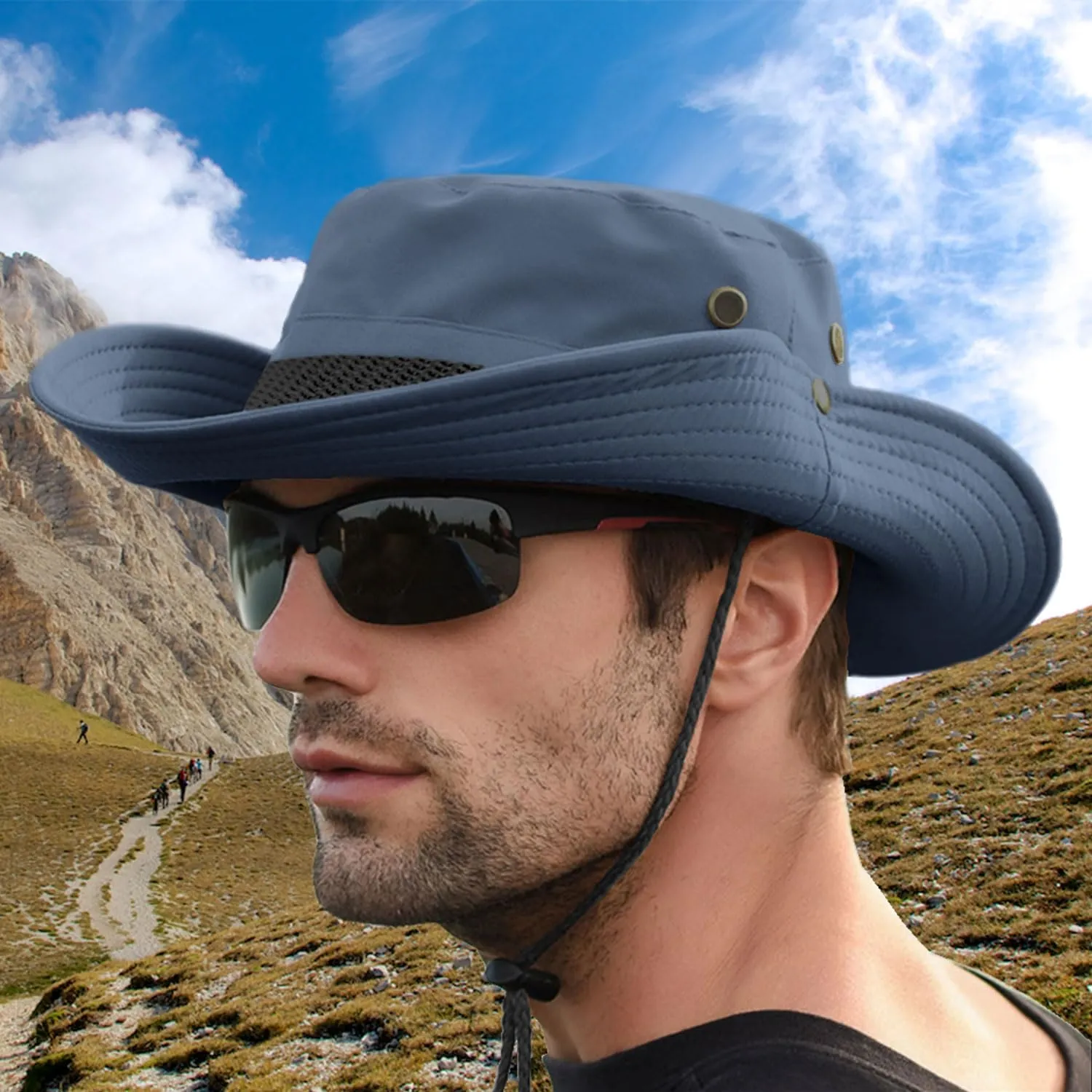 Favuit Cappello Boonie Pieghevole a Tesa Larga per Uomo e Donna - immagine 8
