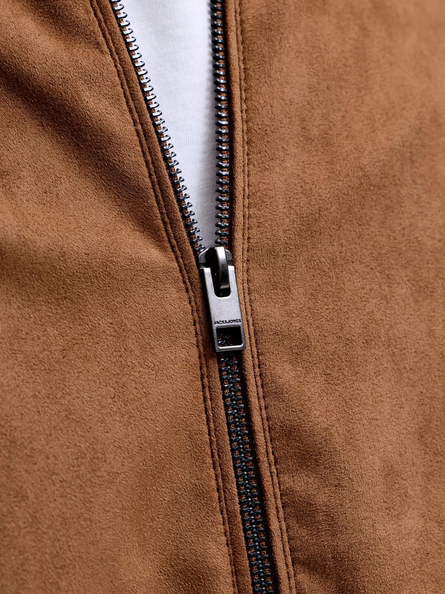 Jack & Jones Synthetic Suede Jacket - Cognac, XS - immagine 5