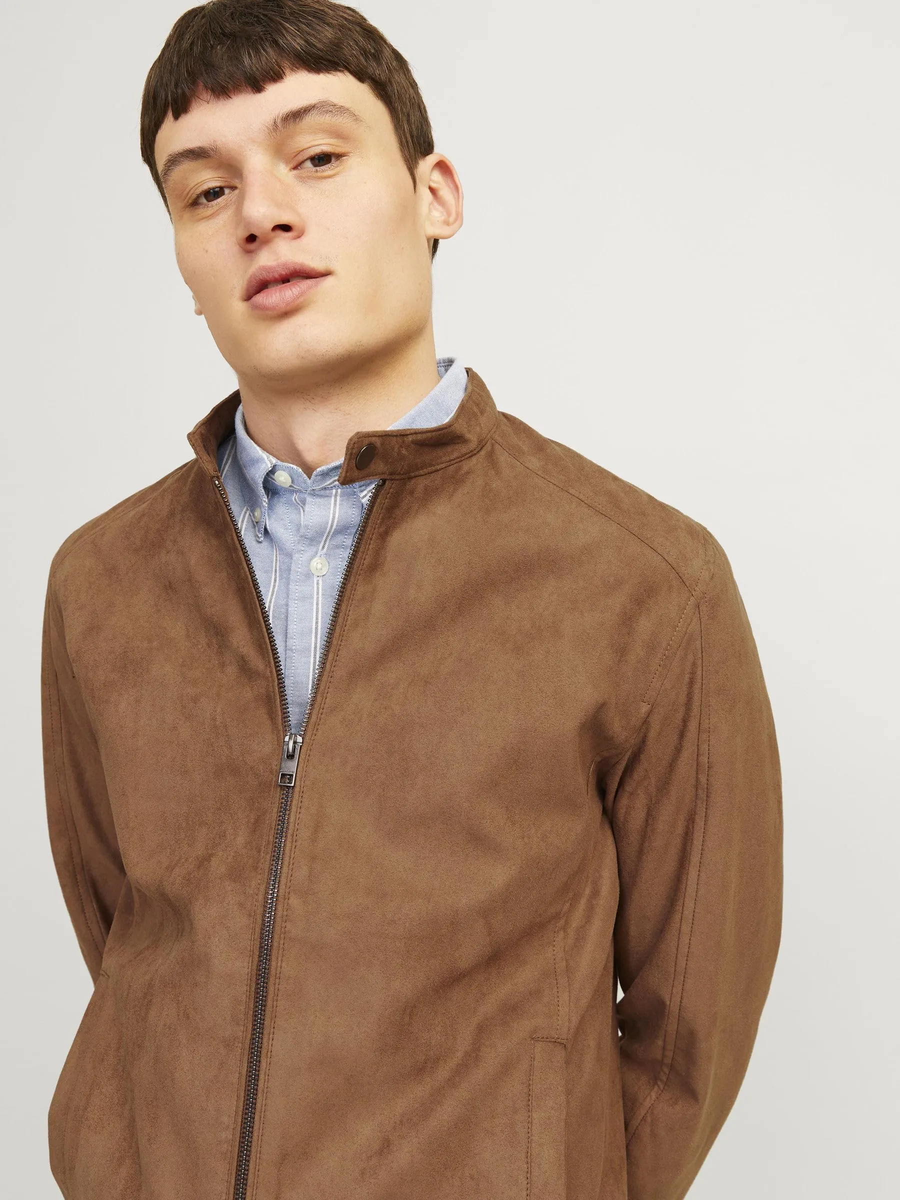 Jack & Jones Synthetic Suede Jacket - Cognac, XS - immagine 7