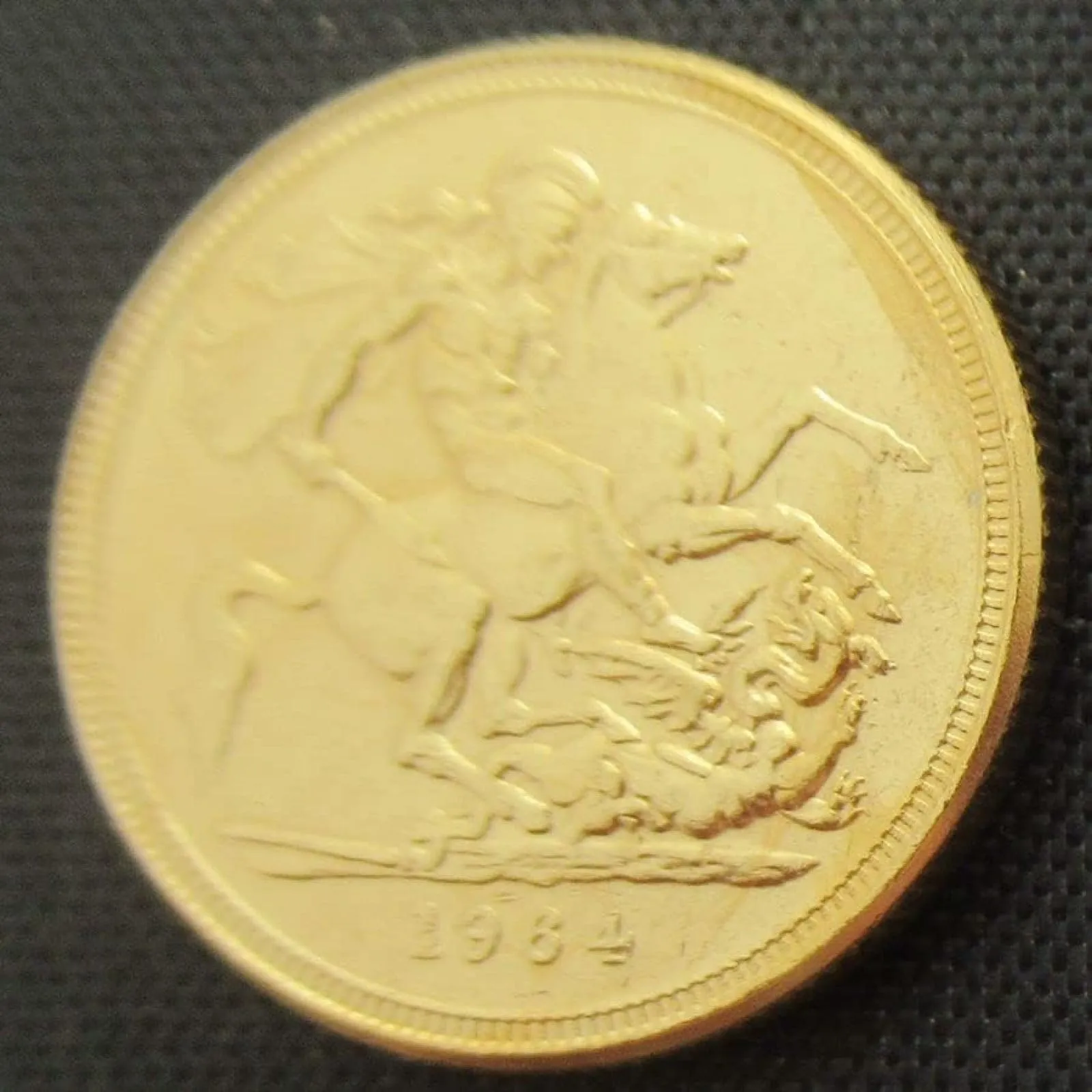 BoodLo Replica Sterlina d'oro Britannica 1964, Moneta Commemorativa placcata in Oro - immagine 1
