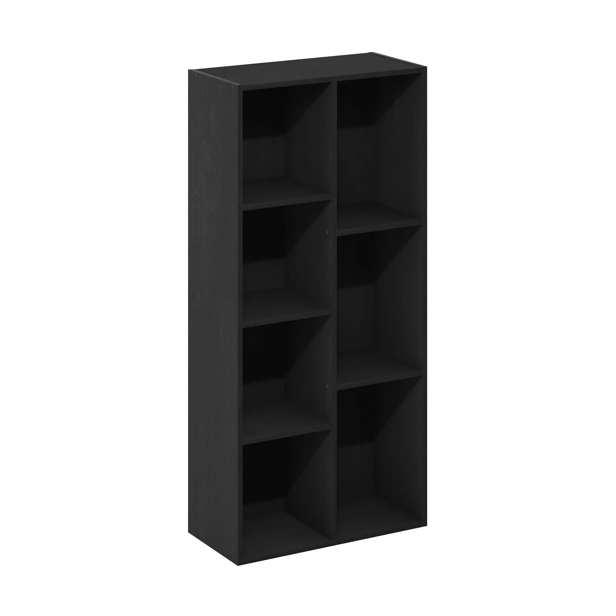Furinno Luder Scaffale aperto reversibile a 7 cubi, Legno Nero - immagine 6