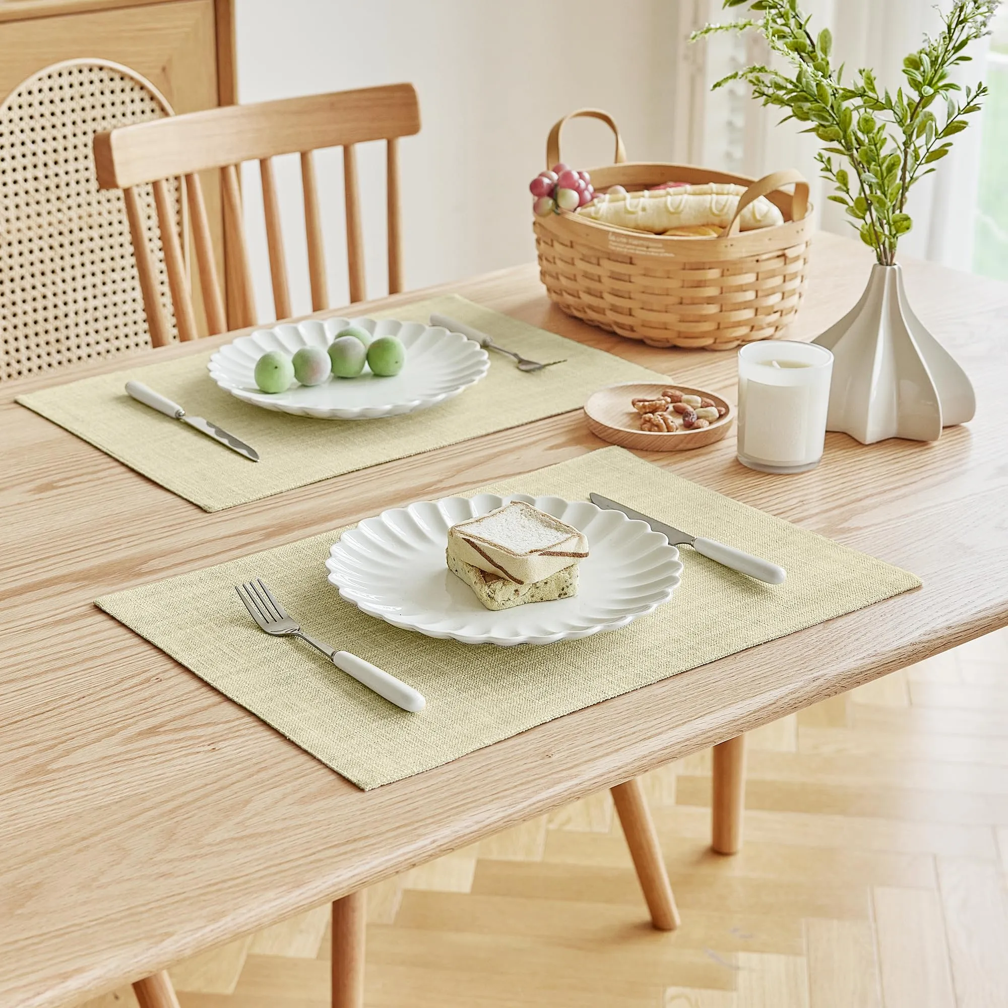 Softalker Tovagliette in Finto Lino, Set di 8, 30,5 x 45,7 cm - immagine 2