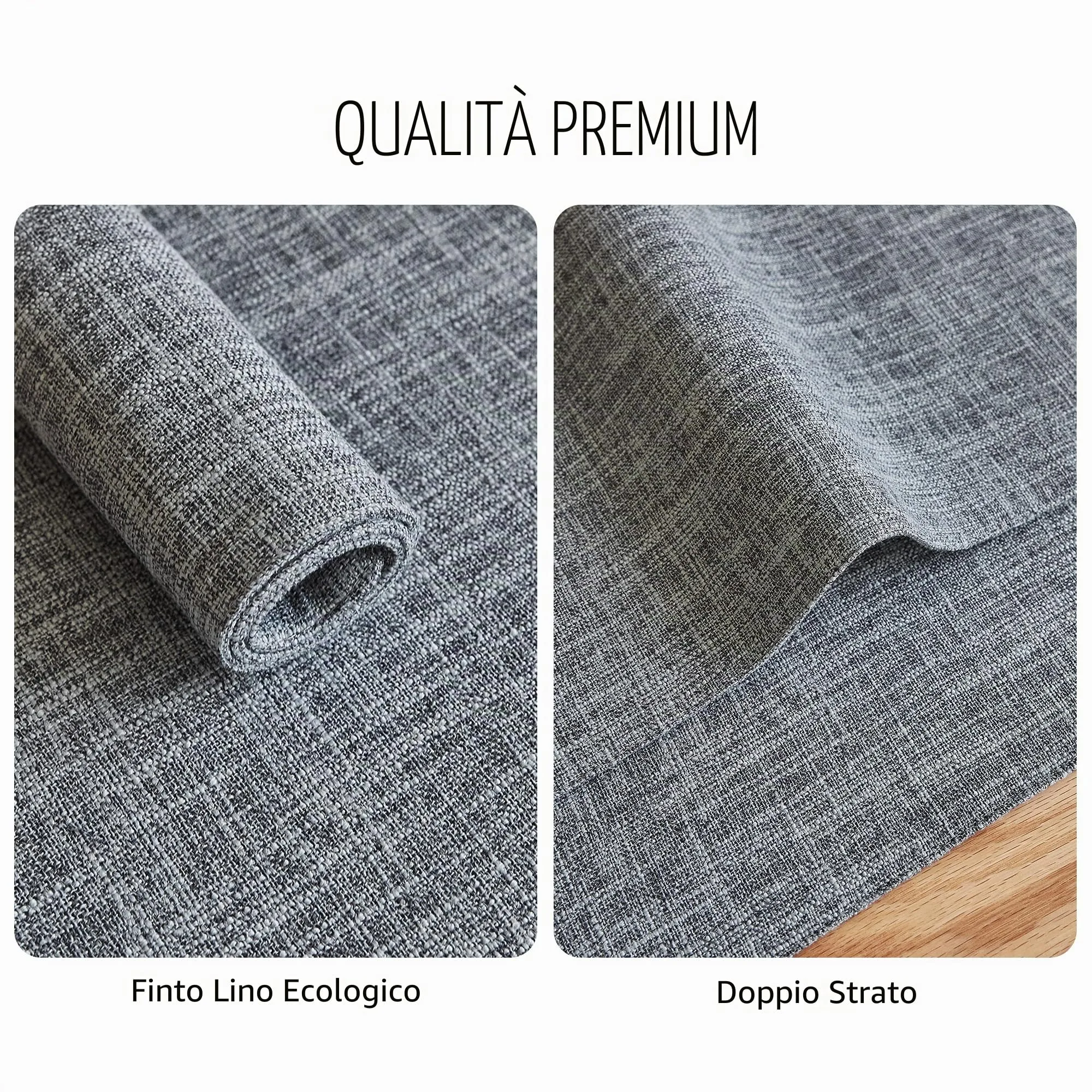 Softalker Tovagliette in finto lino, set da 8 pezzi, 30 x 45 cm - immagine 4