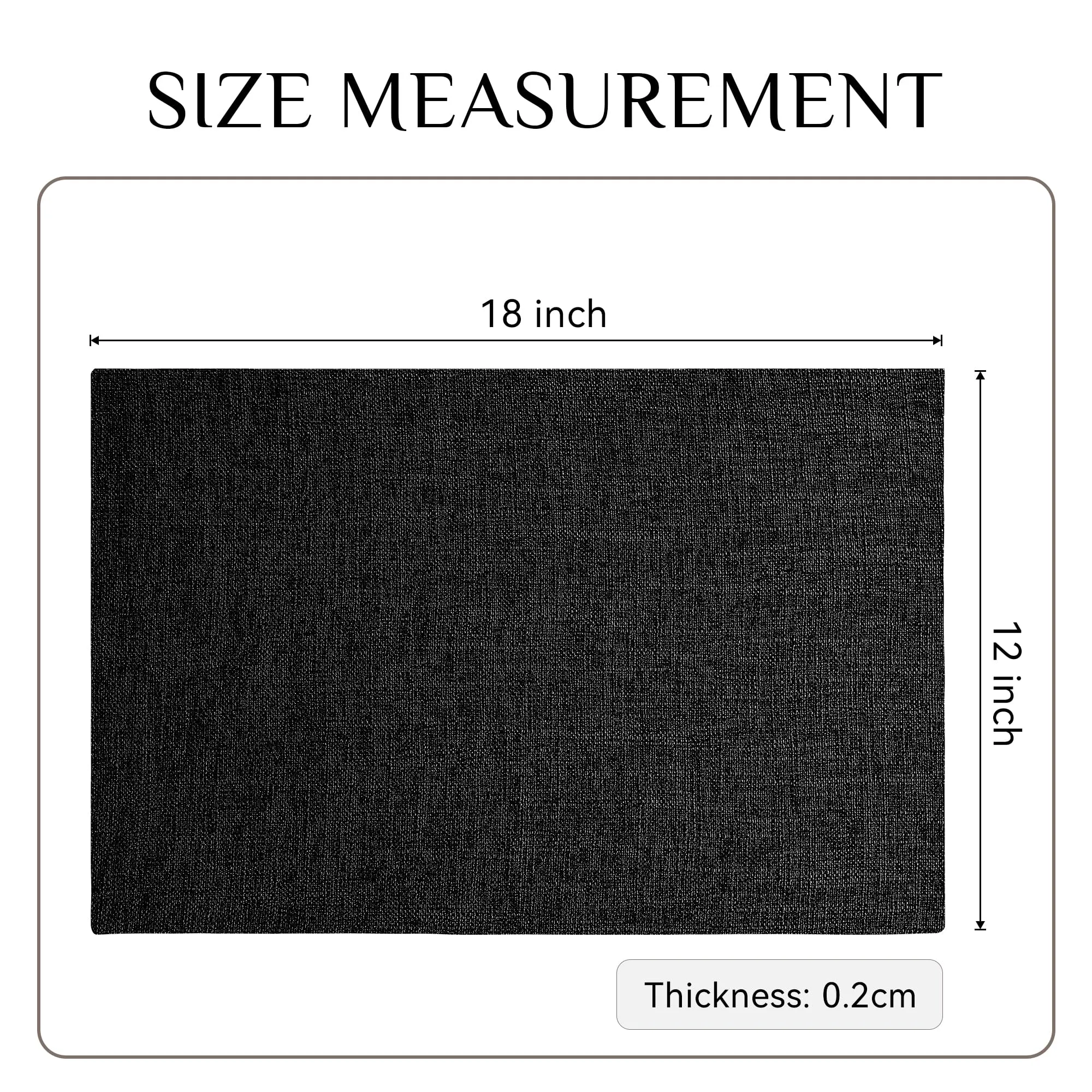 Softalker Tovagliette in finto lino, set da 8, 30 x 45 cm - immagine 6