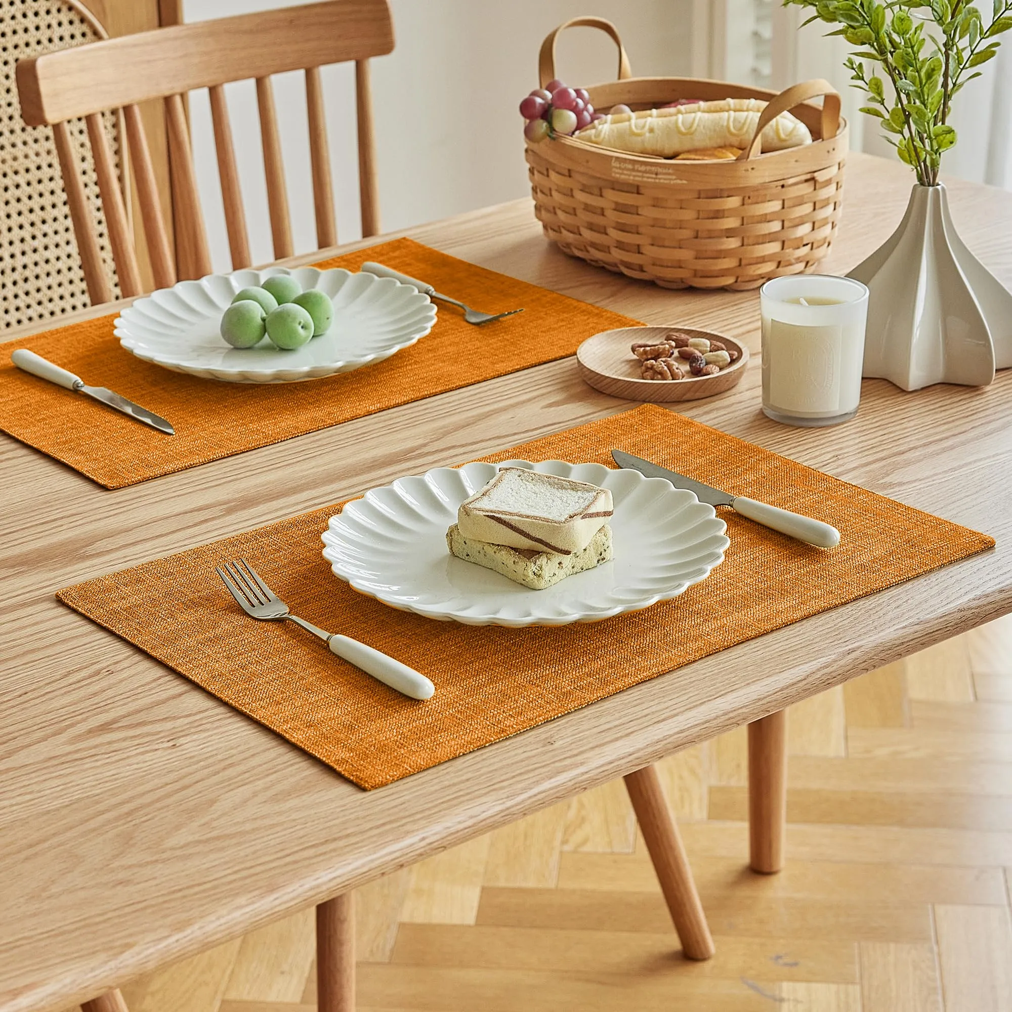 Softalker Tovagliette in finto lino, set di 8, 30,5 x 45,7 cm - immagine 2