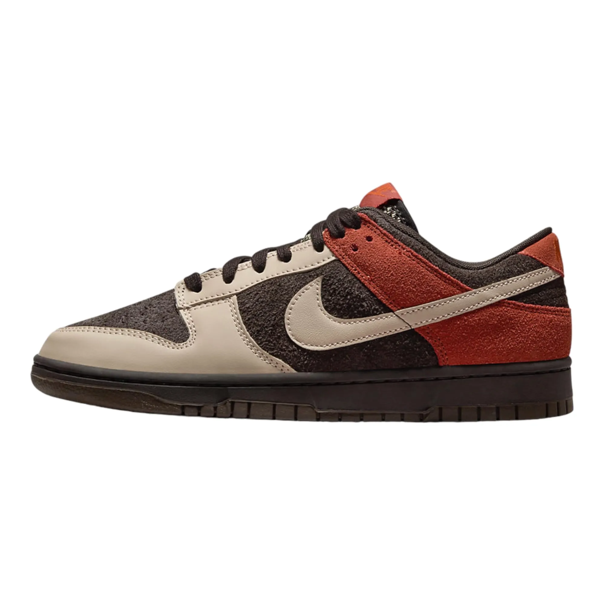 Nike Dunk Low Men Marrone Vellutato/Sabbia, Taglia 39 EU - immagine 1
