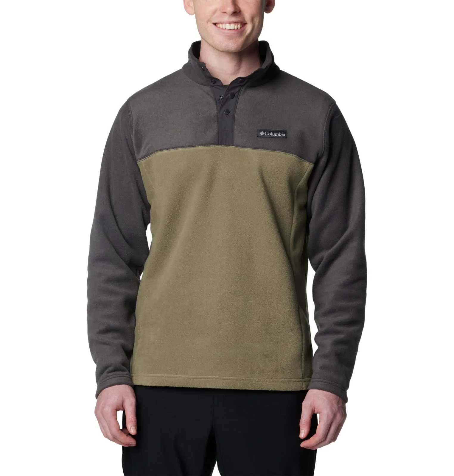 Columbia Steens Mountain Half Snap II Men's Pullover - Stone Green/Shark - XL - immagine 1