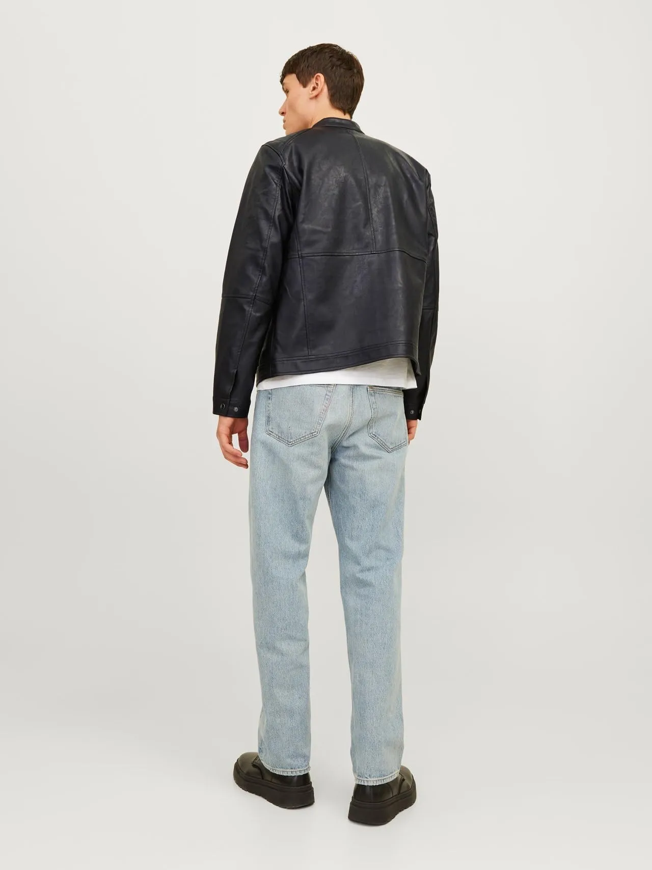 Jack & Jones Giacca in Finta Pelle Nero XXL - immagine 2