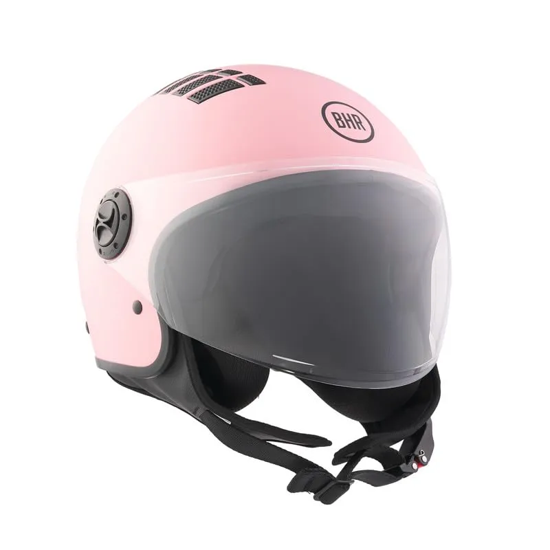 BHR 834 Flow Demi-Jet Scooter Helmet, Rosa Opaco, XL - immagine 2