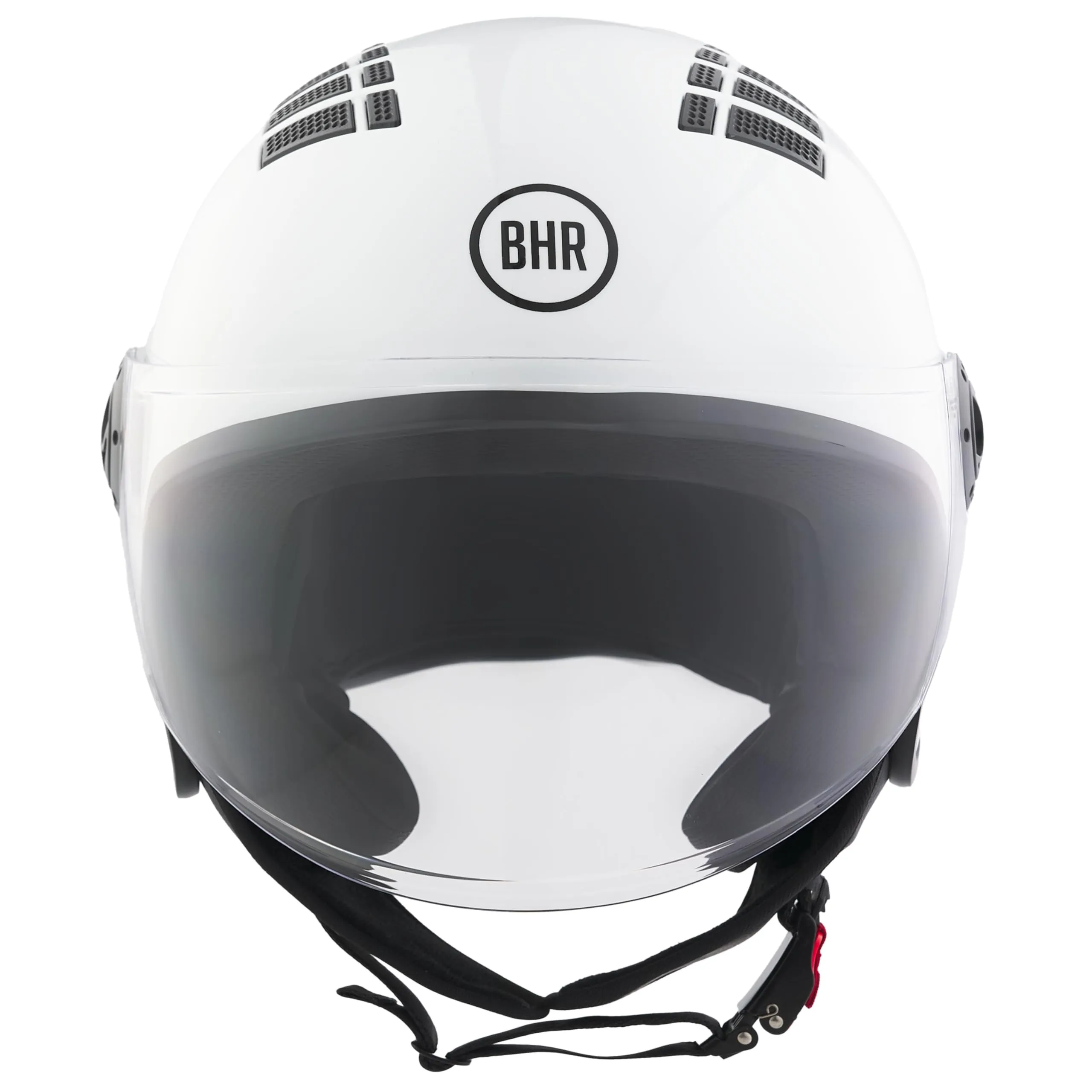 BHR 834 Flow Demi-Jet Scooter Helmet, Bianco, XS - immagine 1