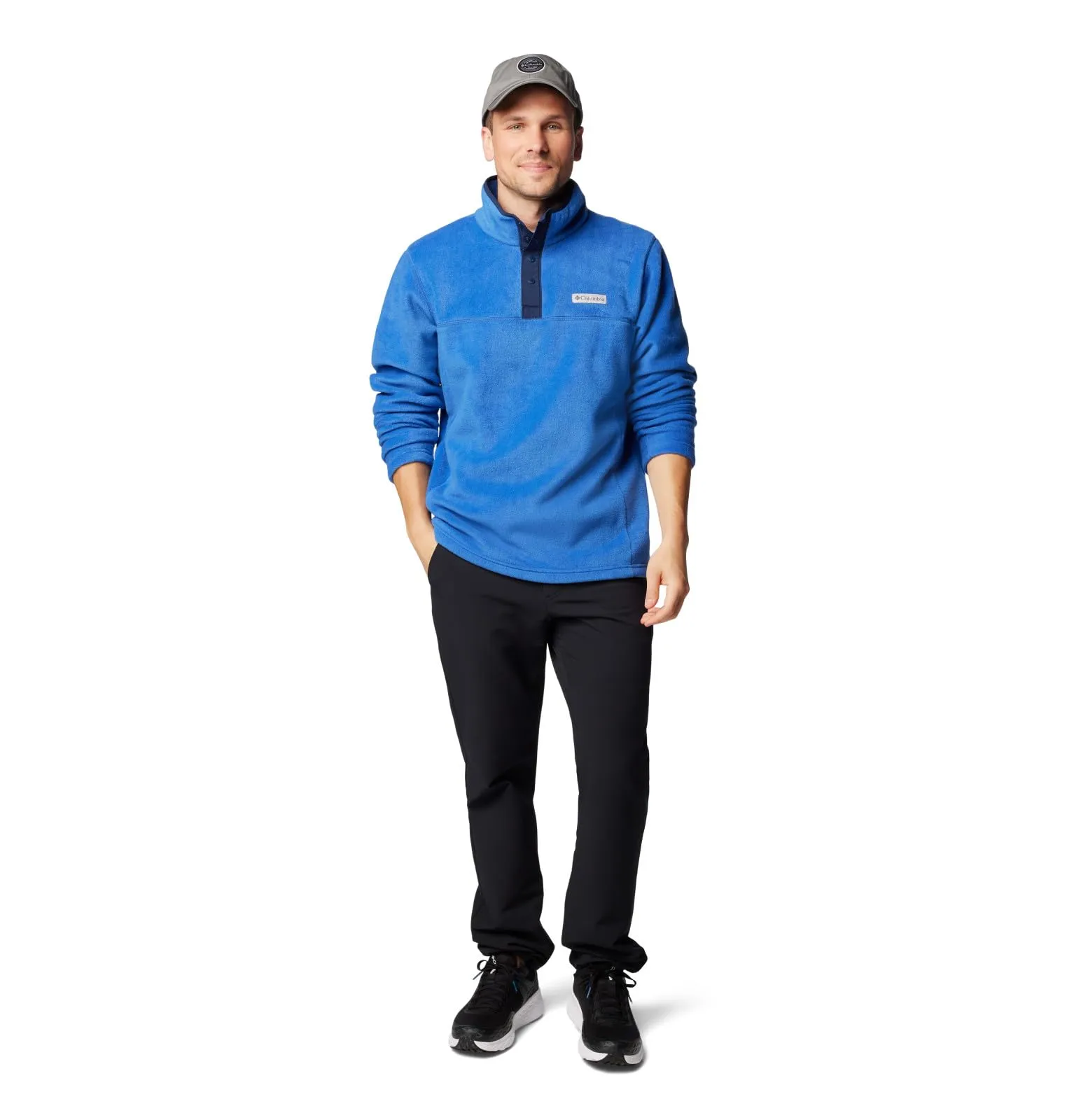 Columbia Steens Mountain Half Snap 2 Fleece Pull Over - Mountain Blue/Collegiate Navy - XXL - immagine 3