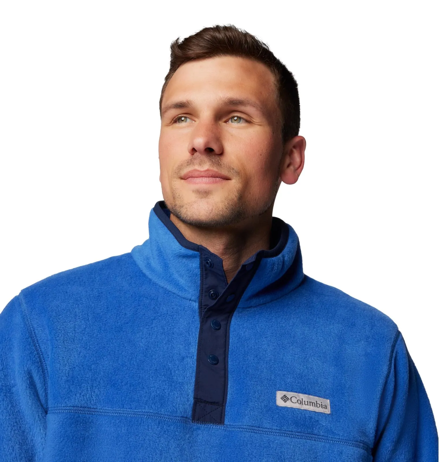 Columbia Steens Mountain Half Snap 2 Fleece Pull Over - Mountain Blue/Collegiate Navy - XXL - immagine 5