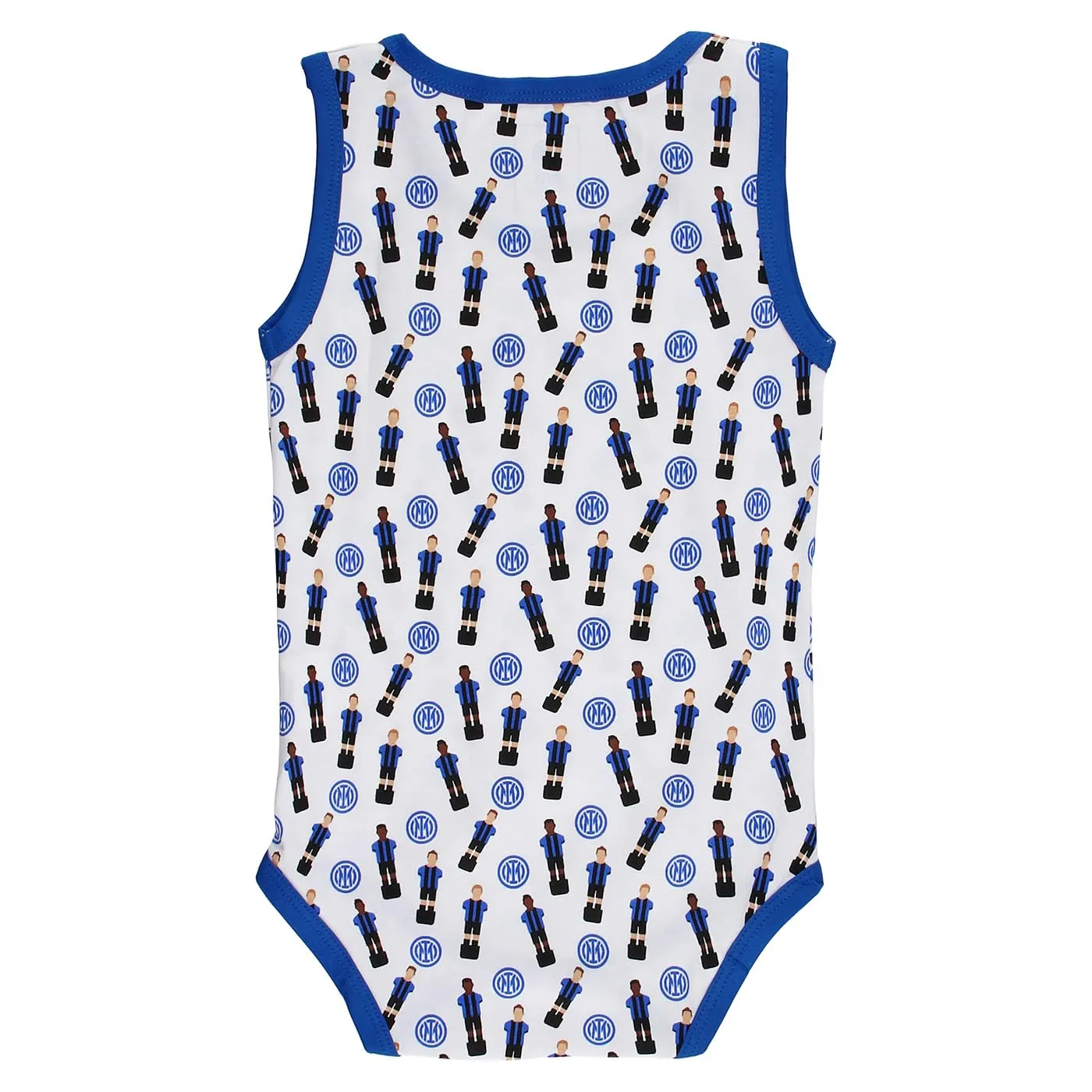 Inter Set di 2 body smanicati neonato, 100% cotone, Bianco, 18 mesi - immagine 7