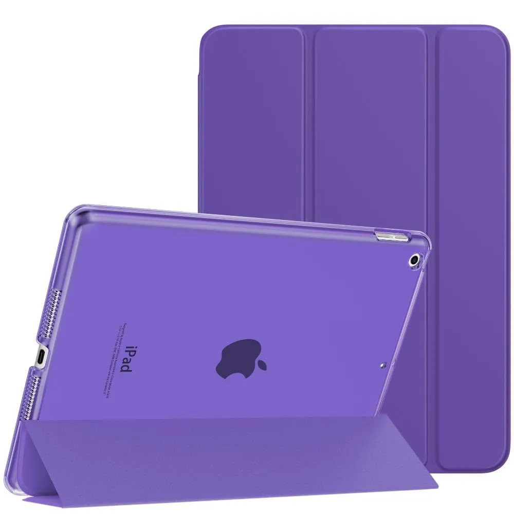 MoKo Cover per iPad 9a/8a/7a Gen (2021/2020/2019) 10.2 pollici, Viola Scuro - immagine 1