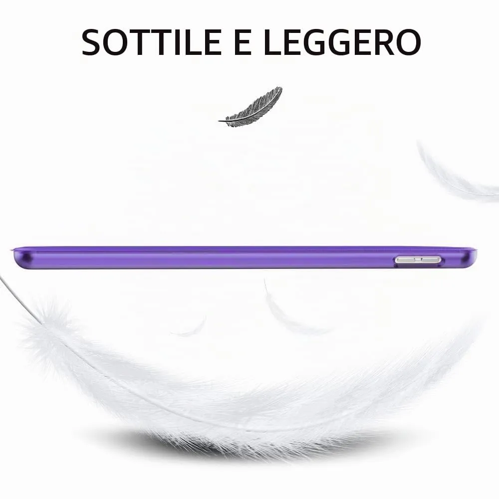 MoKo Cover per iPad 9a/8a/7a Gen (2021/2020/2019) 10.2 pollici, Viola Scuro - immagine 8