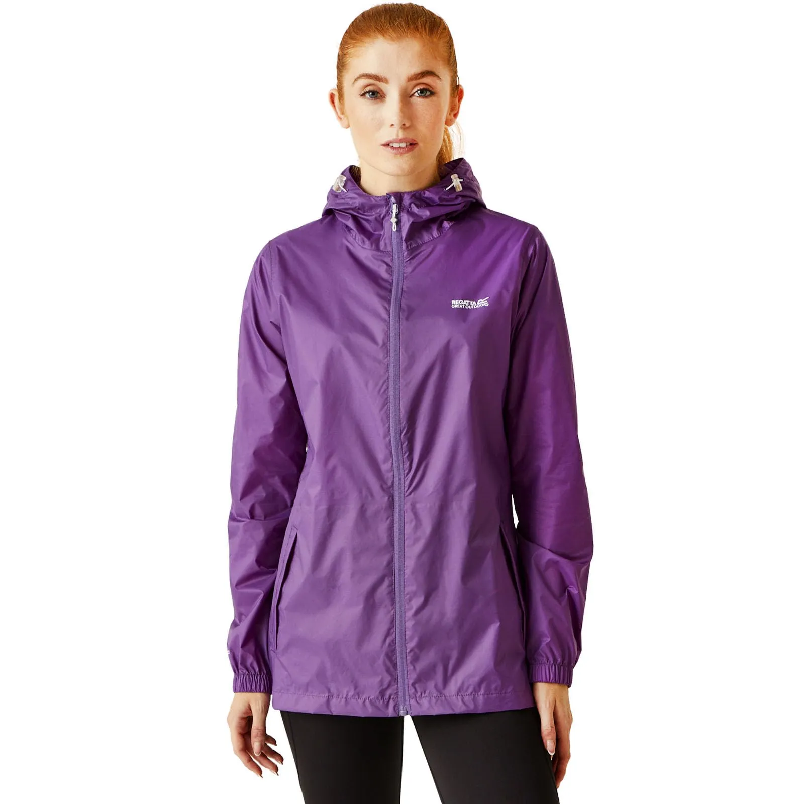 Regatta Women's Pack It III Waterproof Shell Jacket, Sunset Purple - immagine 1