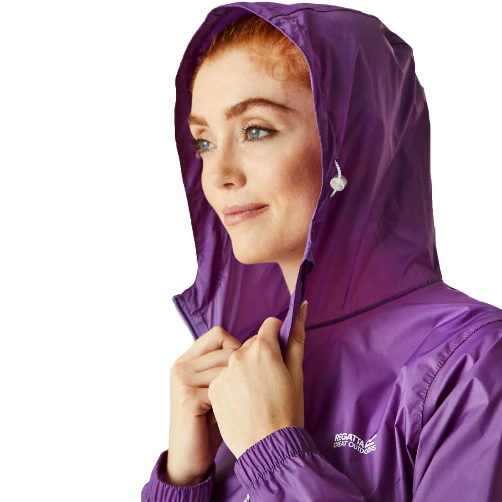 Regatta Women's Pack It III Waterproof Shell Jacket, Sunset Purple - immagine 3
