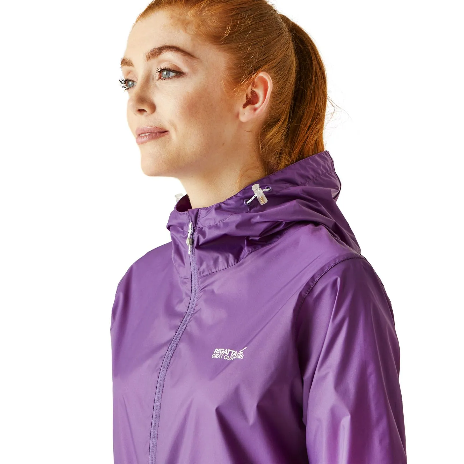 Regatta Women's Pack It III Waterproof Shell Jacket, Sunset Purple - immagine 4