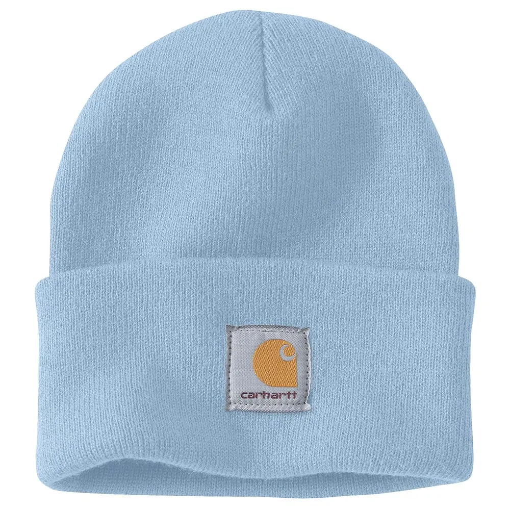 Carhartt Knit Cuffed Beanie, Blu (Nebbia Blu), Taglia unica - immagine 1
