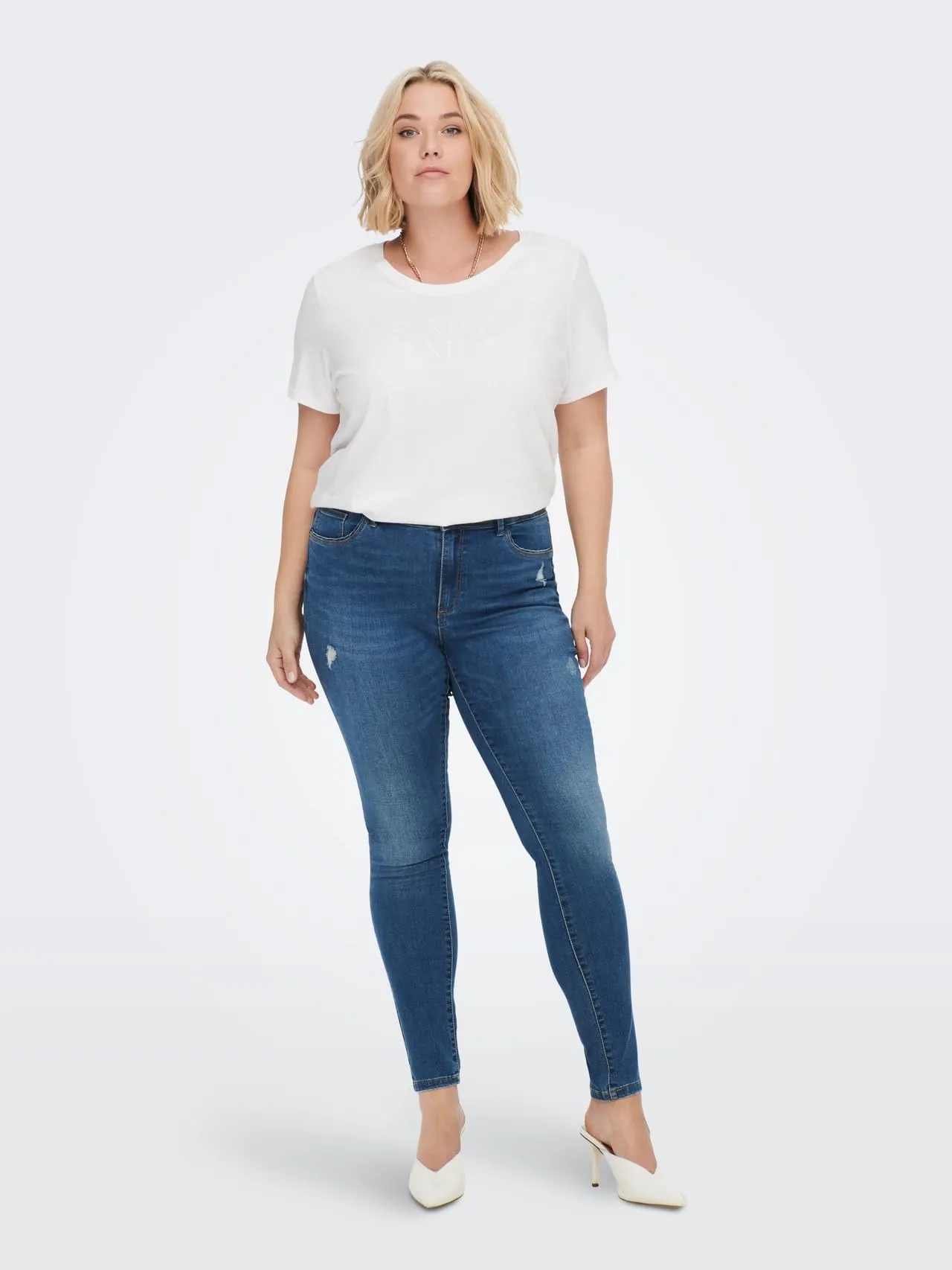 ONLY Mid Skinny Denim BJ370 Noos, Media Blu Denim, XS x 30L - immagine 5