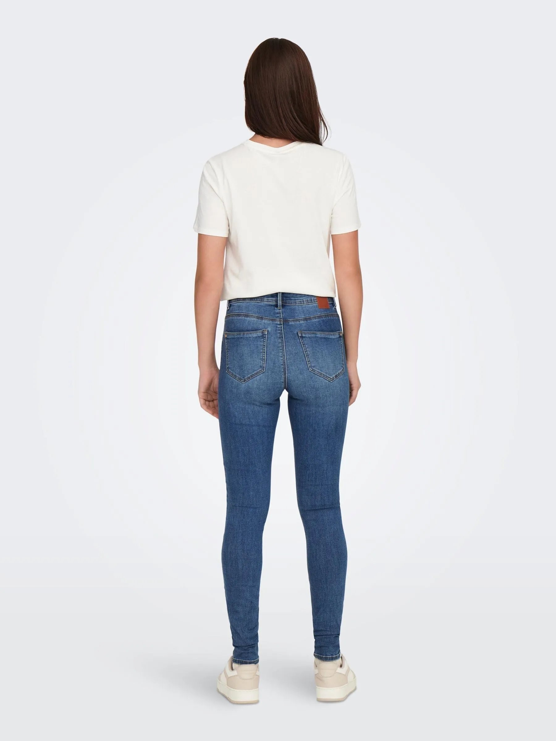 ONLY Vita Media Skinny Fit Jeans - Medium Blue Denim, M/34 - immagine 4