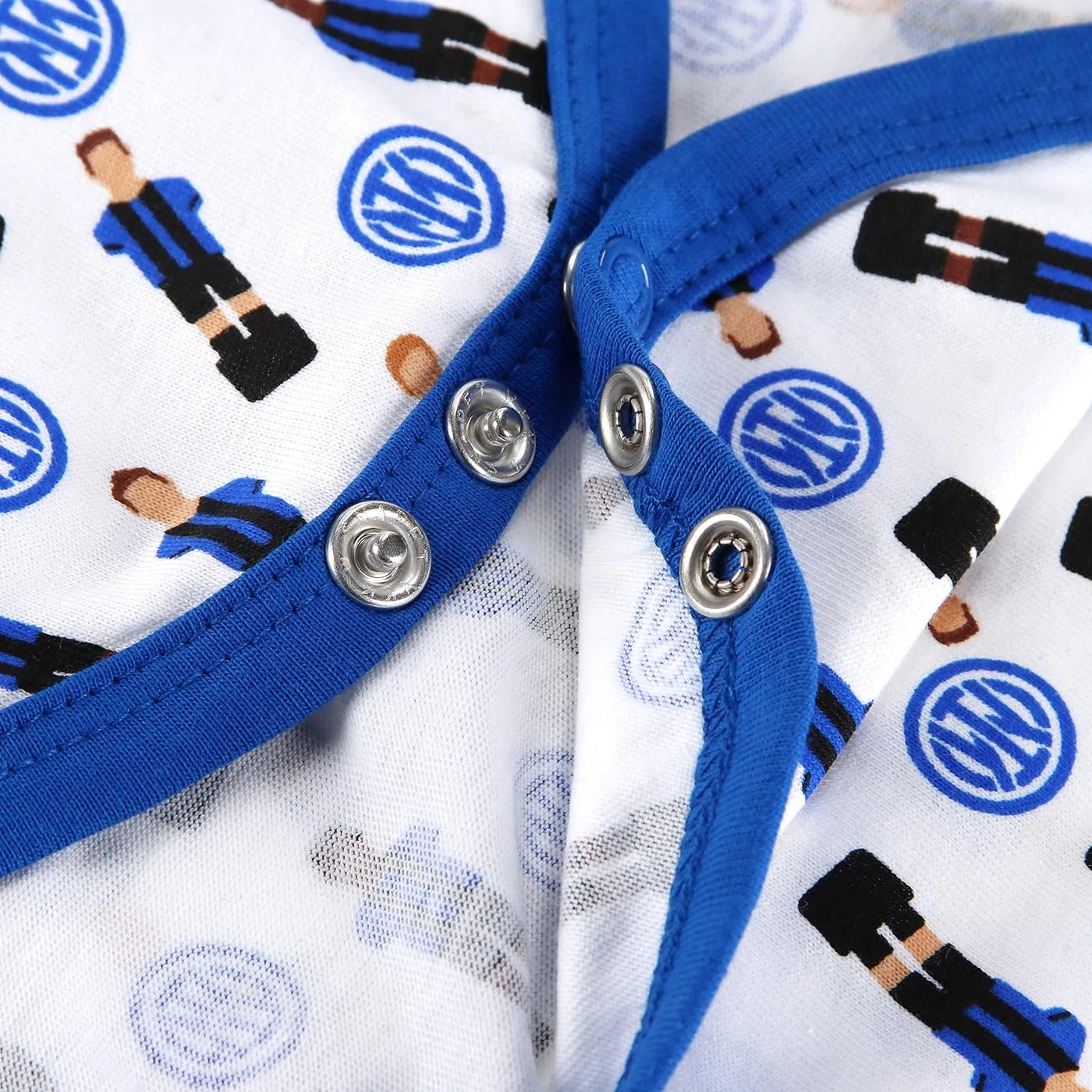 Inter Set di 2 body smanicati per neonato, 100% cotone, Bianco, 24 mesi - immagine 8
