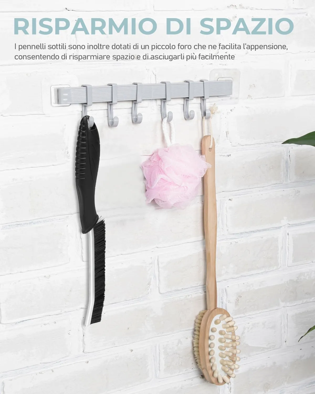 SXhyf Spazzole per Pulizia Fughe e Fessure con Setole Dure, Set da 3 Pezzi - immagine 8