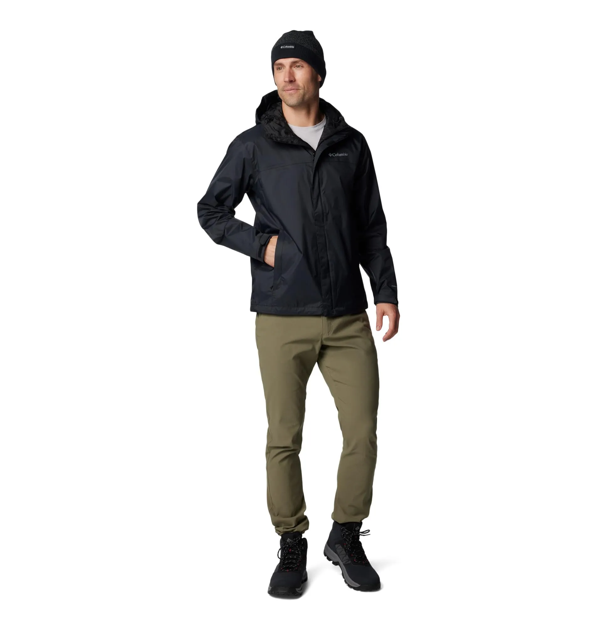 Columbia Watertight II Jacket Uomo - Nero Fall, L - immagine 4