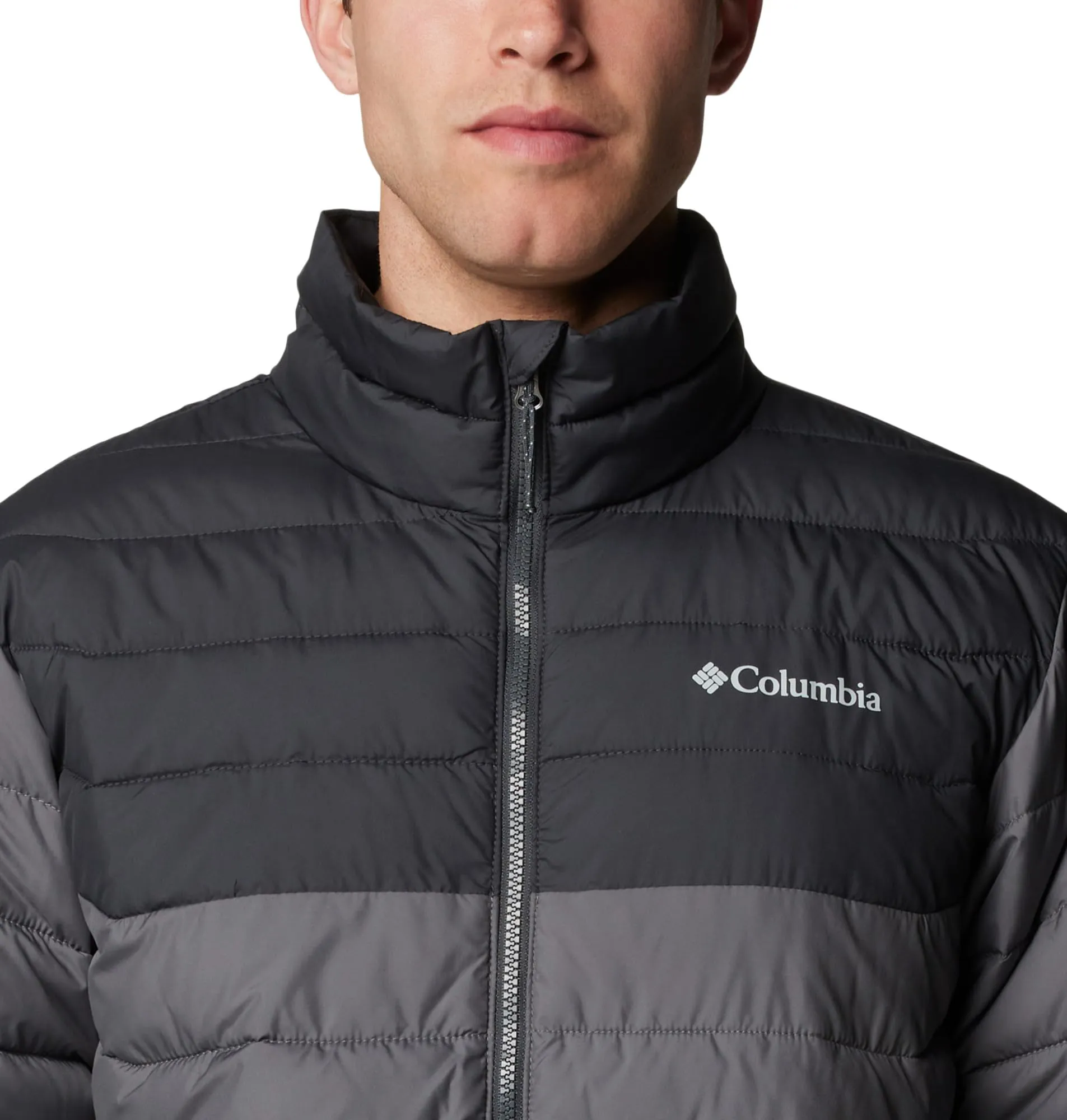 Columbia Powder Lite II Jacket da uomo - City Grey/Shark - immagine 5