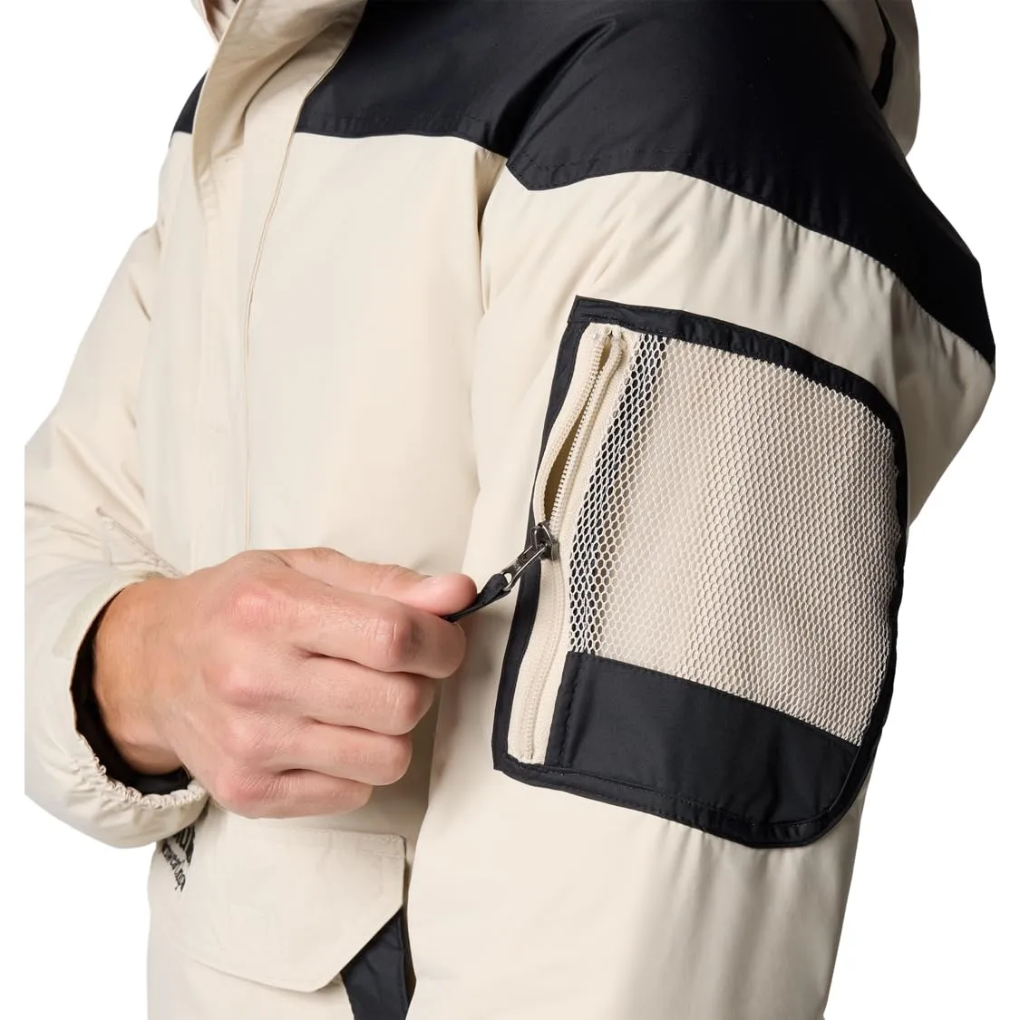 Columbia Challenger II Giacca Pull-over da Uomo - Dark Stone/Black - M - immagine 7