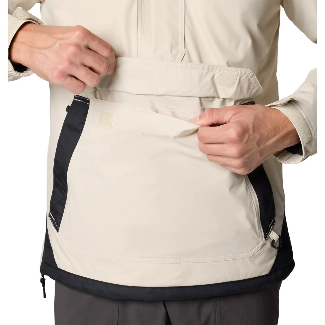 Columbia Challenger II Giacca Pull-over da Uomo - Dark Stone/Black - M - immagine 8