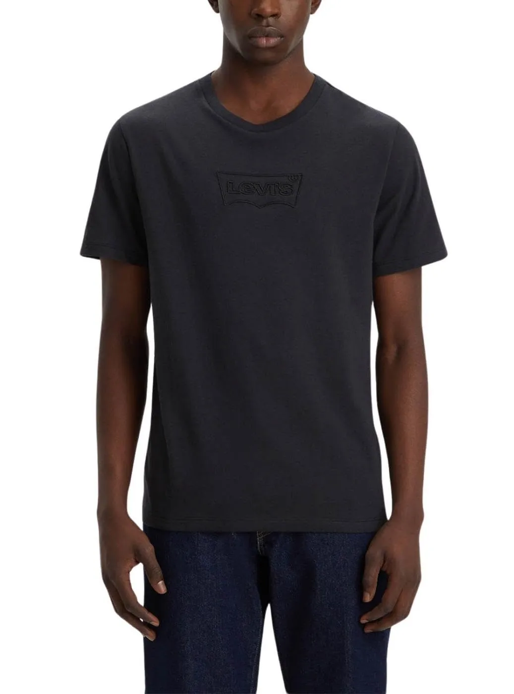 Levi's Graphic Crewneck Tee - Corded Batwing Caviar, S Uomo - immagine 1