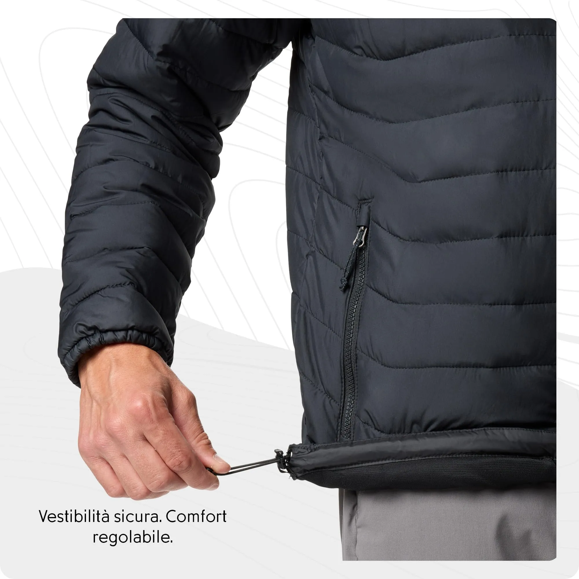 Columbia Powder Lite II Jacket, Men's, Black, M - immagine 2