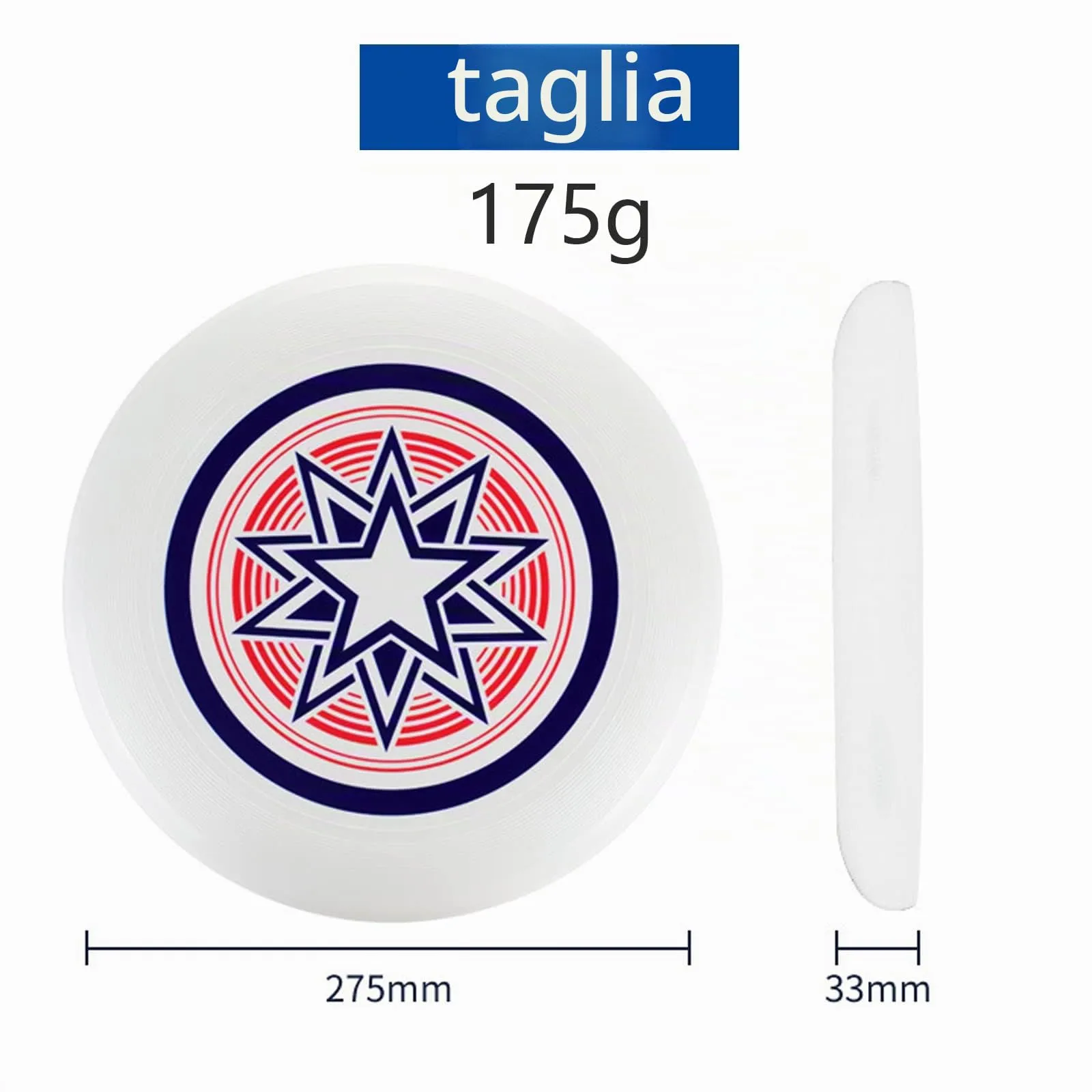 Qkydky Eurodisc Ultimate Frisbee, 175g Professional Competition Disc - immagine 5