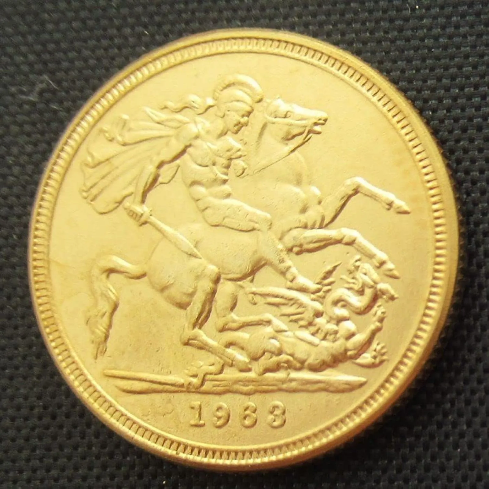 BoodLo Replica Sterlina d'Oro Britannica 1963, Moneta Commemorativa placcata in Oro - immagine 1