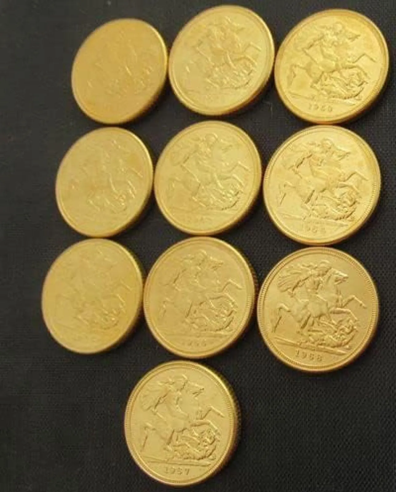 BoodLo Replica Sterlina d'Oro Britannica 1963, Moneta Commemorativa placcata in Oro - immagine 5